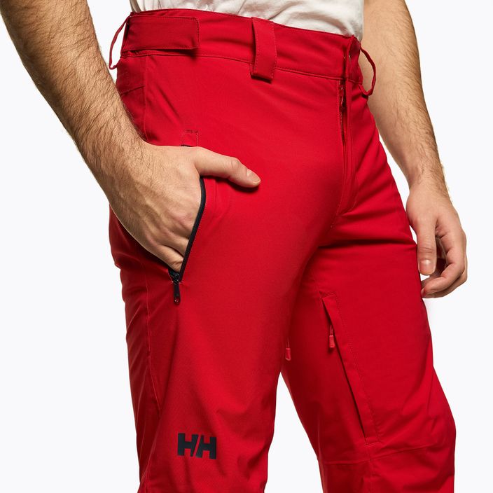 Pantaloni de schi pentru bărbați Helly Hansen Legendary Insulated roșu 65704_162 5