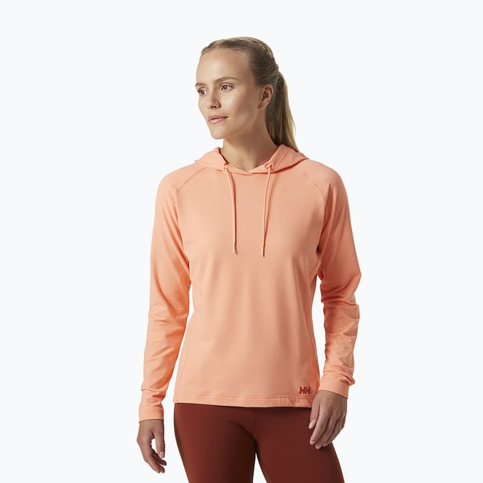 Helly Hansen tricou de trekking pentru femei Verglas Light Hoodie portocaliu 62964_058