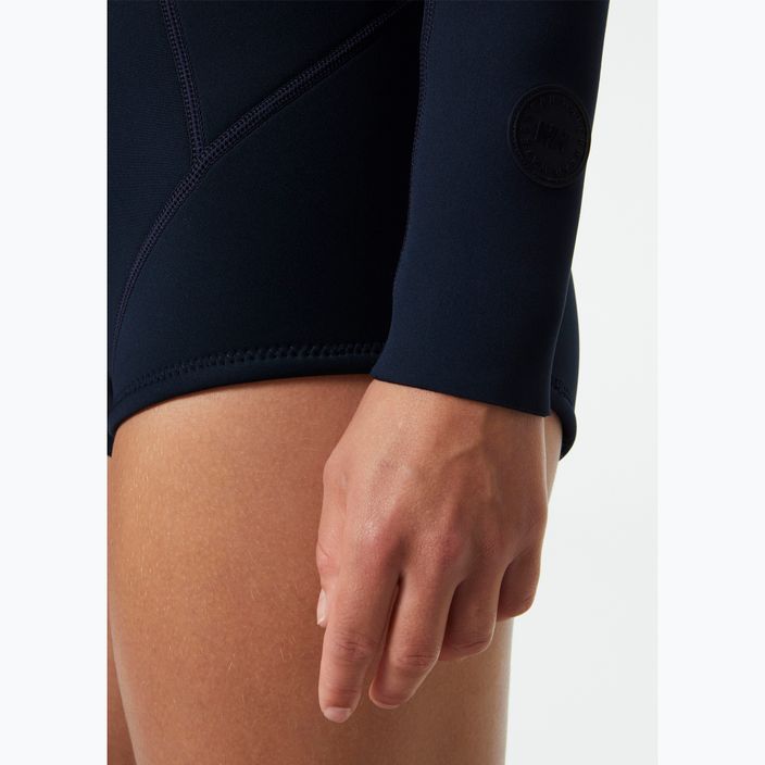 Combinezon de înot pentru femei  Helly Hansen Waterwear Long Sleeve Spring Wetsuit navy stripe 6