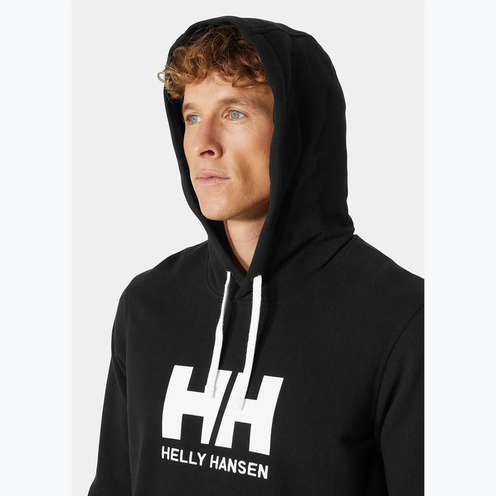 Bluză pentru bărbați Helly Hansen HH Logo Hoodie black 3