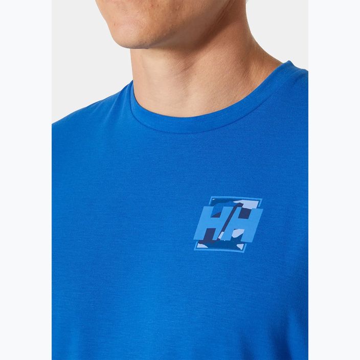 Tricou pentru bărbați Helly Hansen Skog Recycled Graphic cobalt 2.0 3