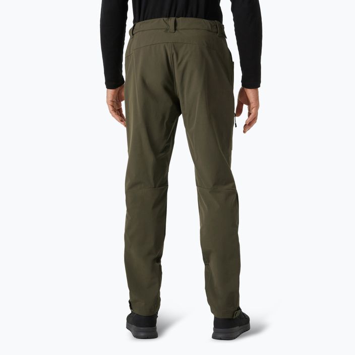 Pantaloni softshell pentru bărbați Helly Hansen Brono Softshell utility green 2