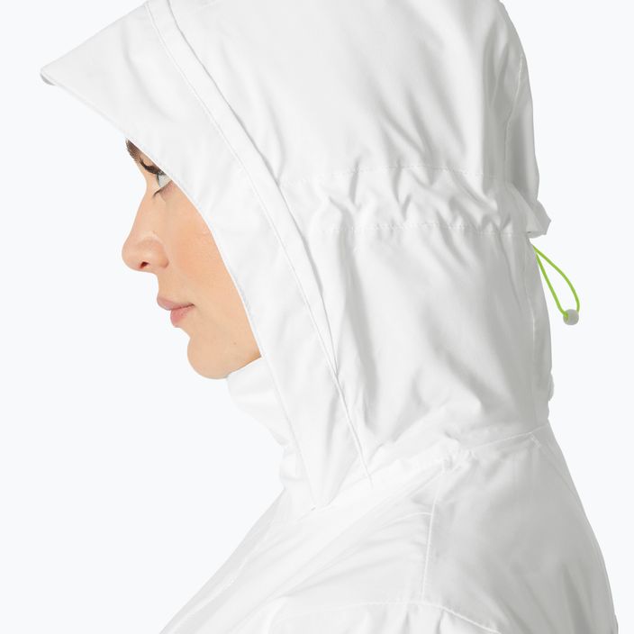 Jacheta de navigatie pentru femei Helly Hansen HP Racing Lifaloft Hood alb 3