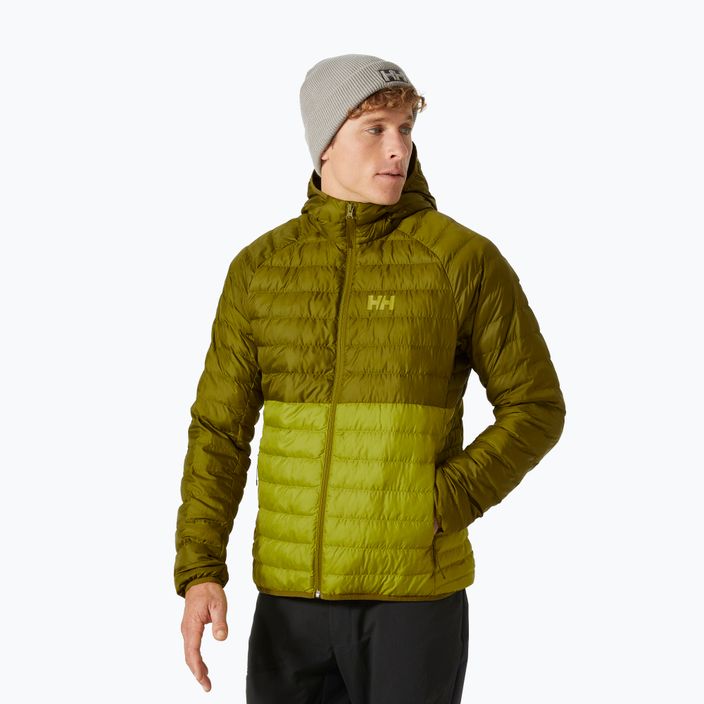 Helly Hansen Banff Banff Hooded Insulator jachetă cu glugă pentru bărbați în jos luminos moss