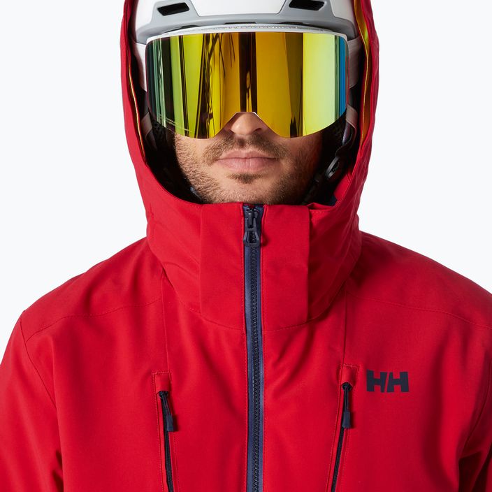 Jachetă de schi pentru bărbați Helly Hansen Alpha 4.0 roșu 3