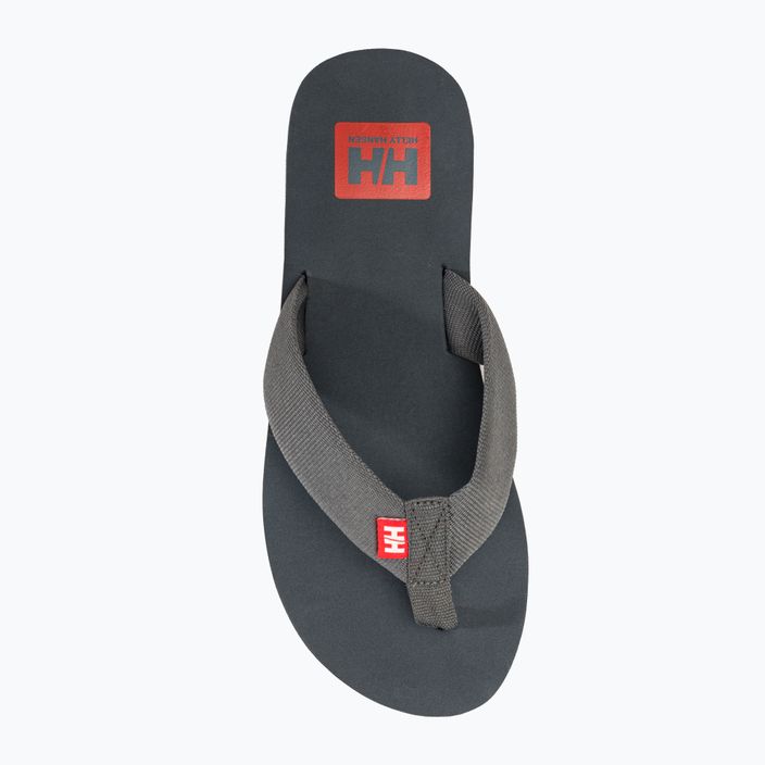 Papuci pentru bărbați Helly Hansen Logo Sandals 2 ebony/cherry tomato 5