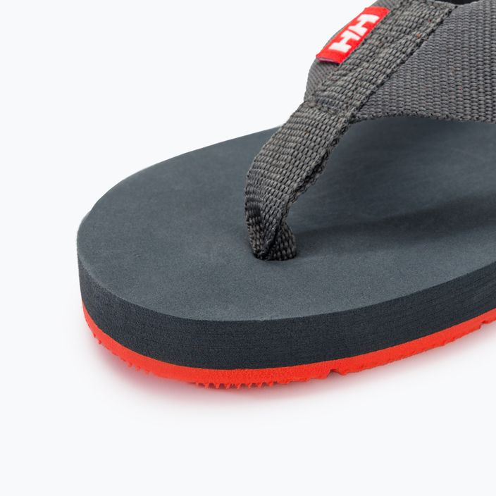 Papuci pentru bărbați Helly Hansen Logo Sandals 2 ebony/cherry tomato 7