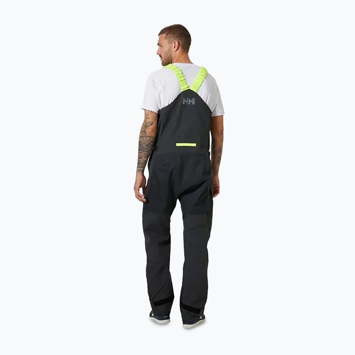 Pantaloni bărbătești de navigație Helly Hansen Skagen Pro Bib ebony 2