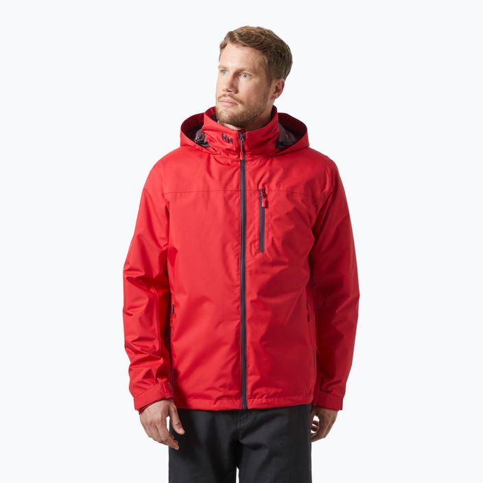 Jachetă de navigație pentru bărbați Helly Hansen Crew Hooded Midlayer 2 red