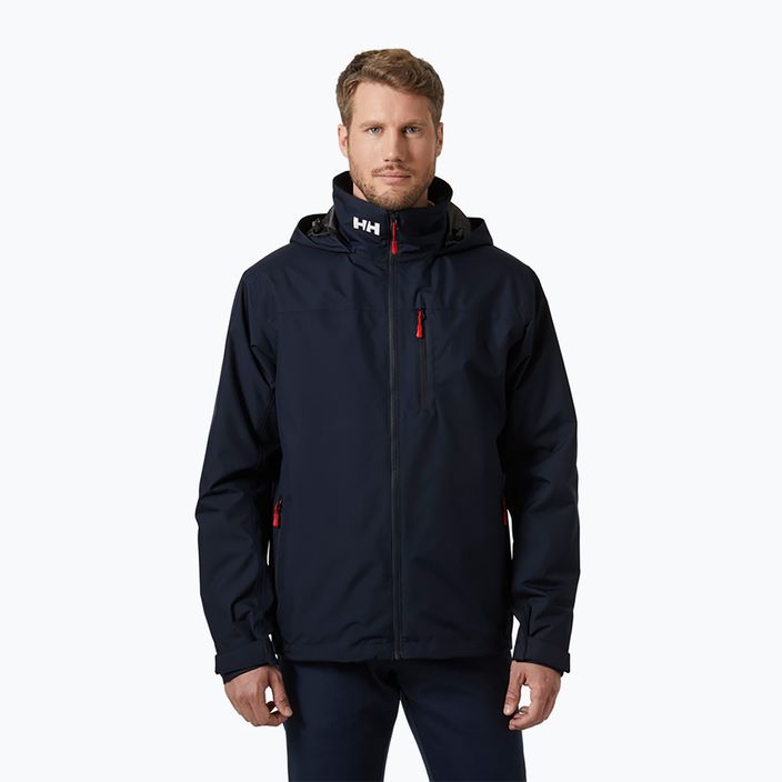 Jachetă de navigație pentru bărbați Helly Hansen Crew Hooded Midlayer 2 navy