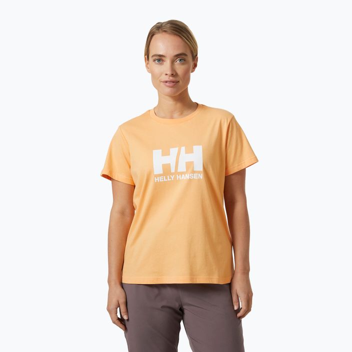 Tricou pentru femei Helly Hansen Logo 2.0 miami peach