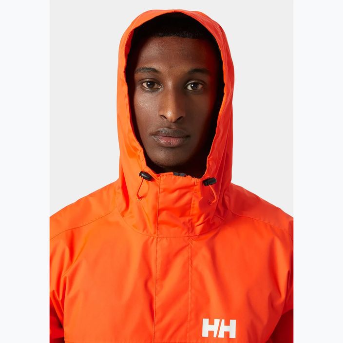 Geacă de ploaie pentru bărbați Helly Hansen Ervik flame 3