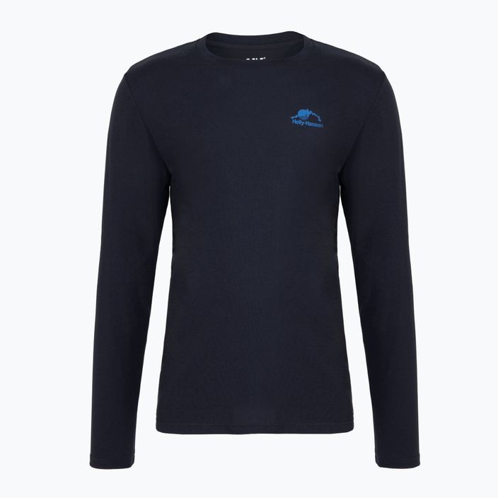 Longsleeve de trekking pentru bărbați Helly Hansen Nord Graphic navy