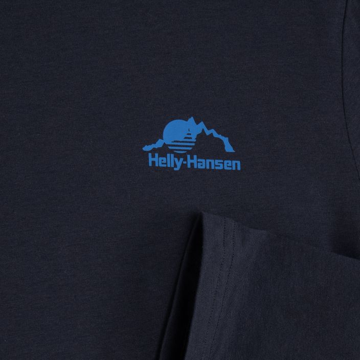 Longsleeve de trekking pentru bărbați Helly Hansen Nord Graphic navy 4