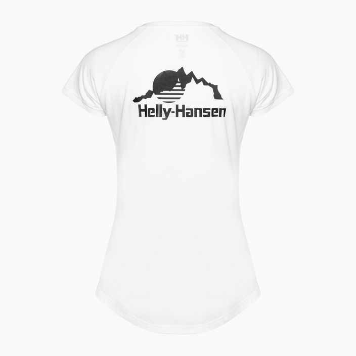Tricou pentru femei Helly Hansen Nord Graphic Drop white 2