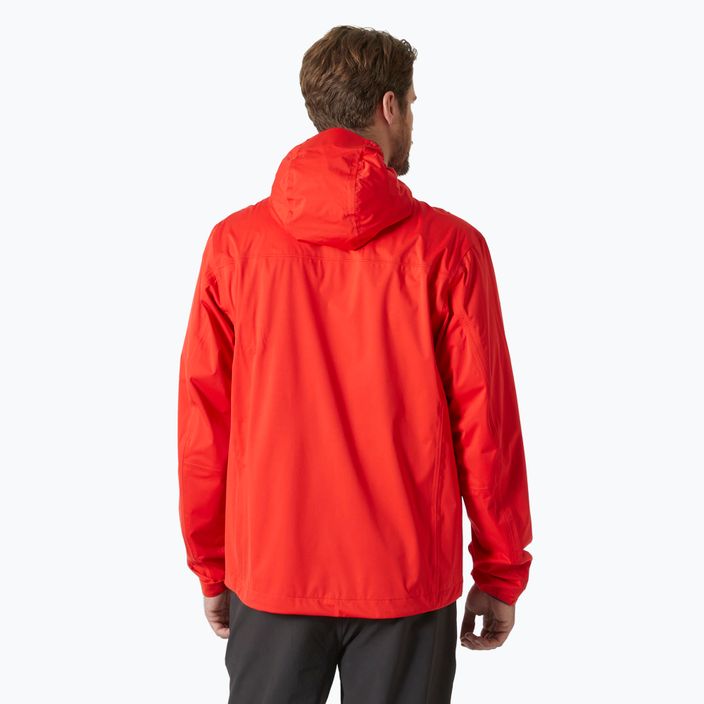 Helly Hansen Momentum 3L Stretch alertă pentru bărbați jachetă de ploaie roșie 2