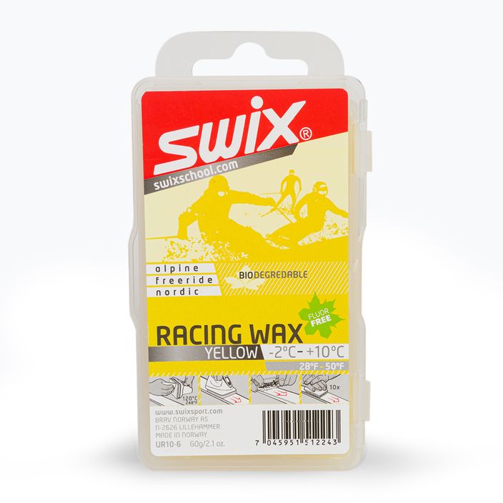 Swix Ur10 Yellow Bio Racing ceară de schi galben UR10-6