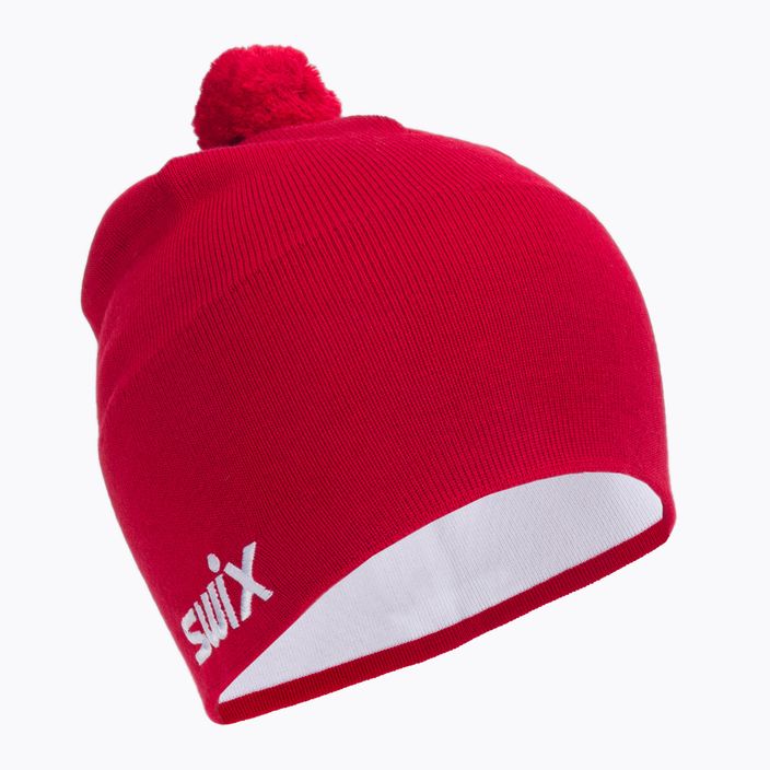 Șapcă de schi Swix Tradition roșu 46574-90000-56