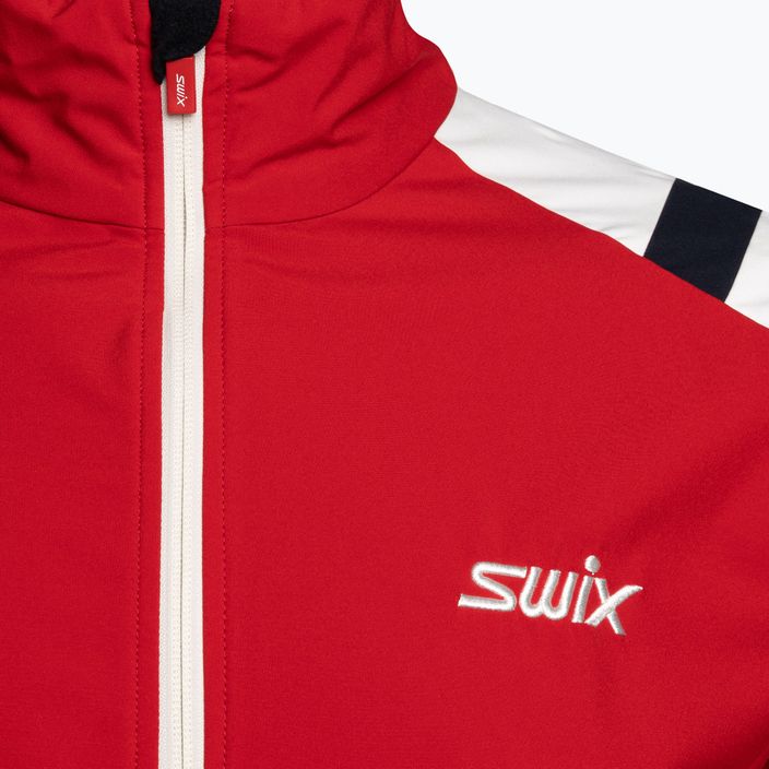 Jachetă pentru bărbați Swix Infinity pentru schi fond roșu 15241-99990-S 3