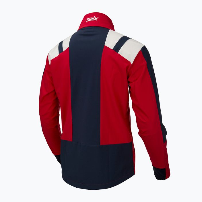 Jachetă pentru bărbați Swix Infinity pentru schi fond roșu 15241-99990-S 6