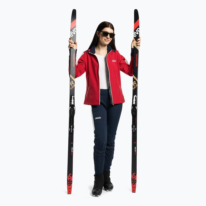 Jachetă de schi fond pentru femei Swix Infinity roșu 15246-99990-XS 2