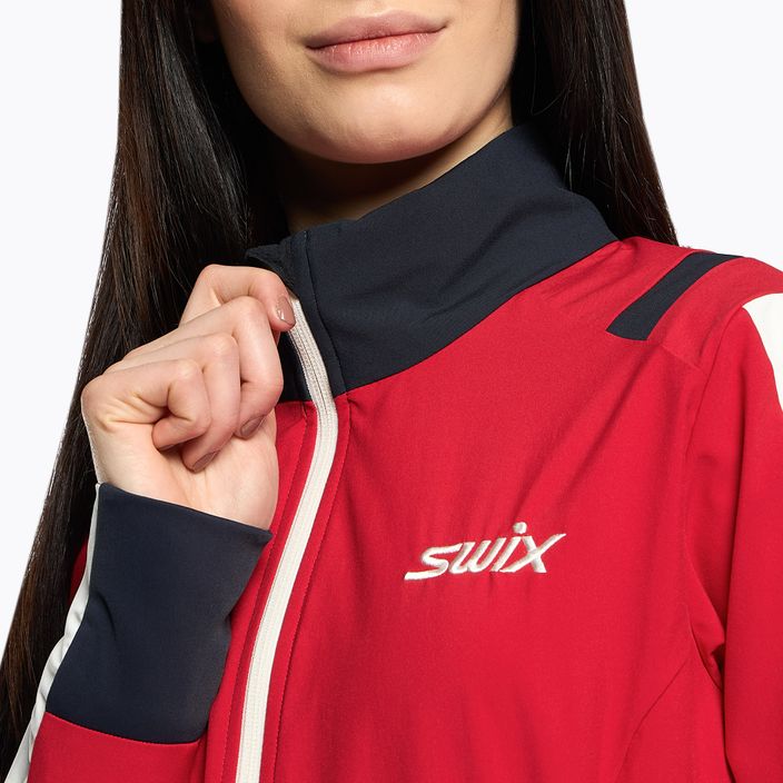 Jachetă de schi fond pentru femei Swix Infinity roșu 15246-99990-XS 4