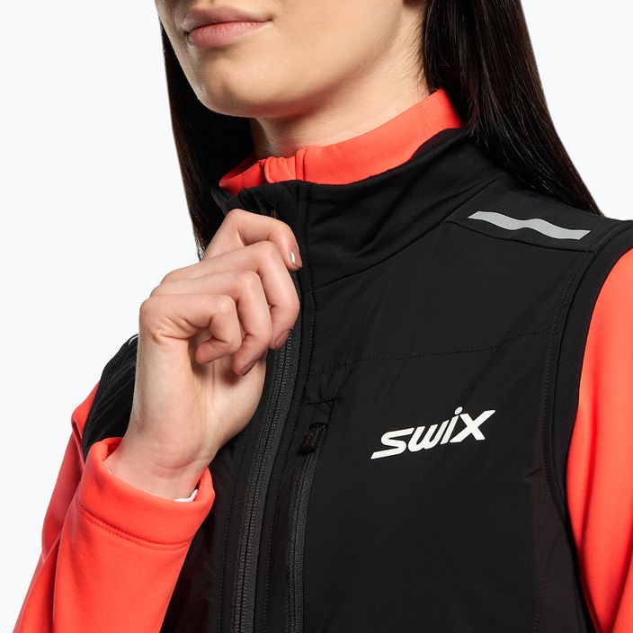 Swix Focus Warm vesta de schi pentru femei negru 11216-10000-XS 4