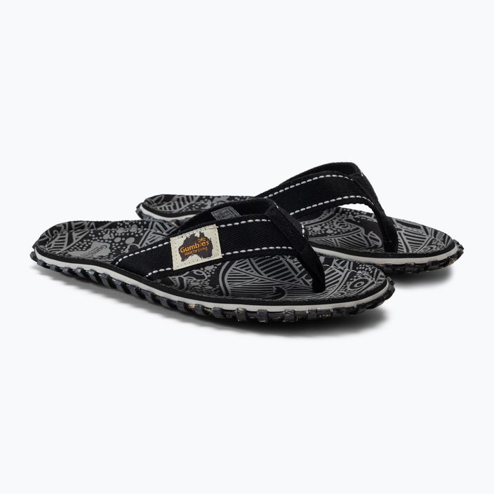 Gumbies Islander flip flops negru 5
