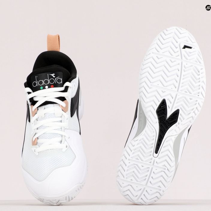 Pantofi de tenis pentru femei Diadora Speed Blushield 5 AG alb și negru DD-101.176941 9