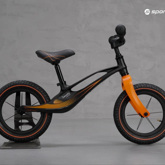 Lionelo Bart Air bicicletă negru-portocaliu LOE-BART AIR 7