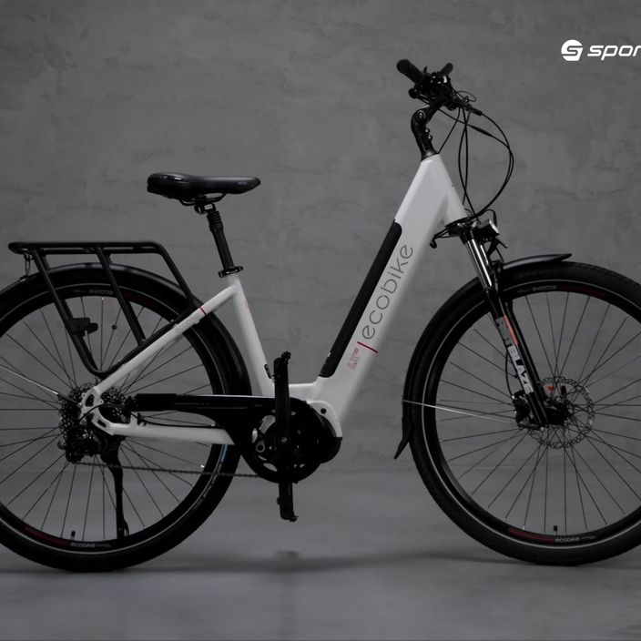 Bicicleta electrică Ecobike LX300 LG alb 1010306 25