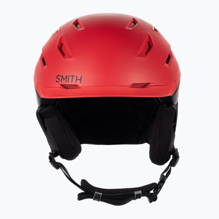 Cască de schi Smith Level roșu-neagră E00629 2