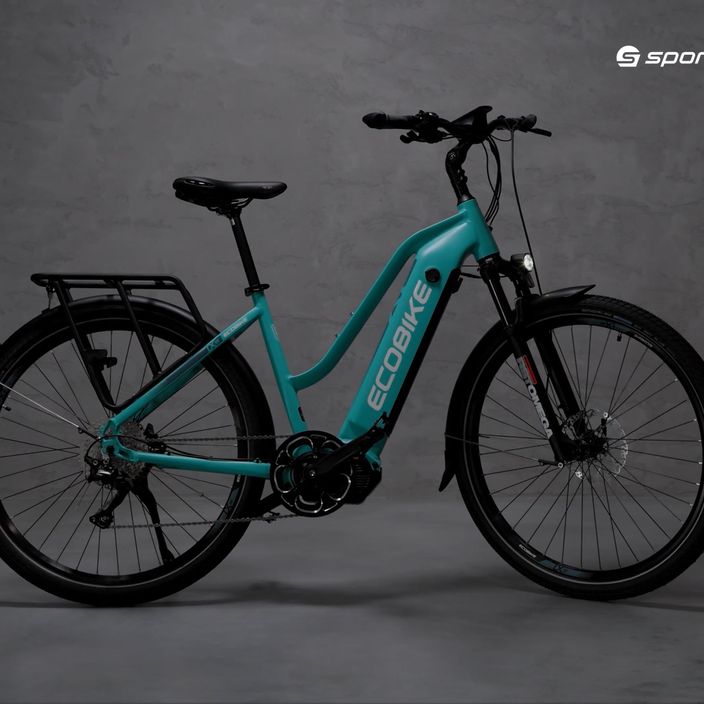 Bicicleta electrică Ecobike LX500 Greenway albastru 1010308 22