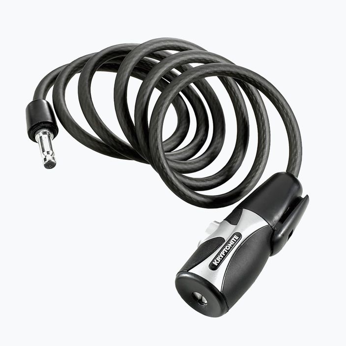 Cablu de blocare a cablului de bicicletă Kryptonite KryptoFlex 815 negru Key Cable 5