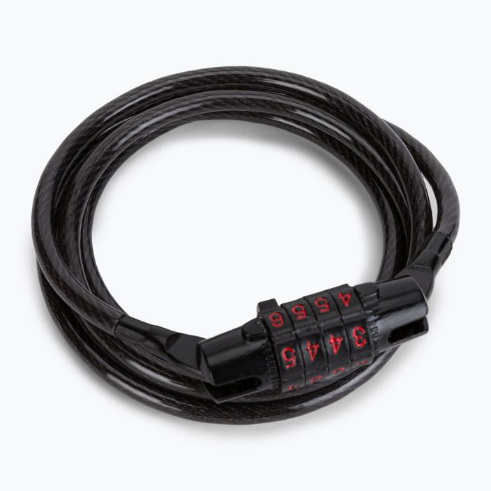 Kryptonite cablu de blocare a bicicletei negru Keeper 512 Combo Cable 2
