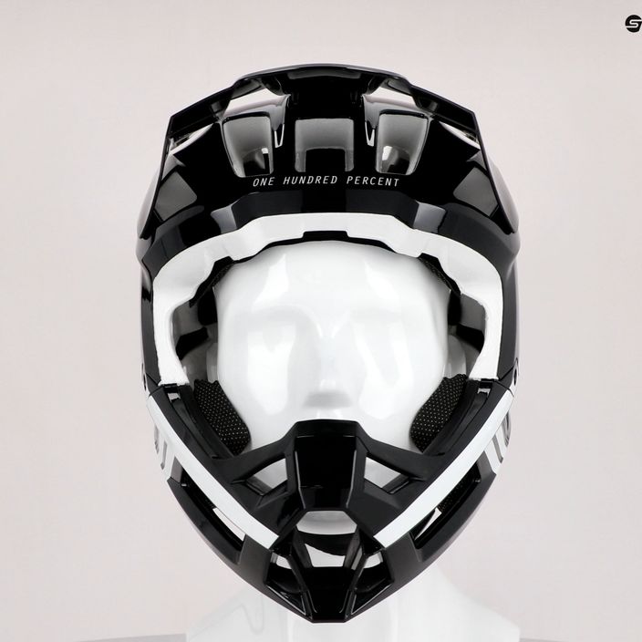 Cască de bicicletă 100% Trajecta Helmet W Fidlock Full Face negru STO-80021-011-11 10