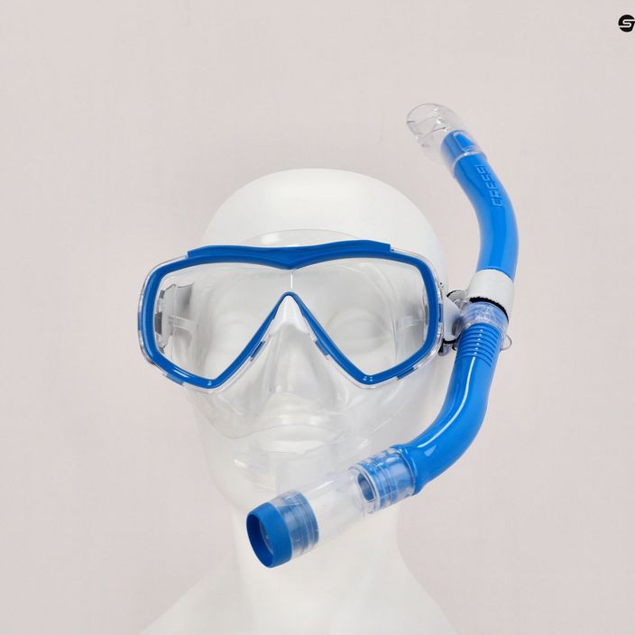 Cressi Estrella JR mască + snorkel albastru DM350020 6