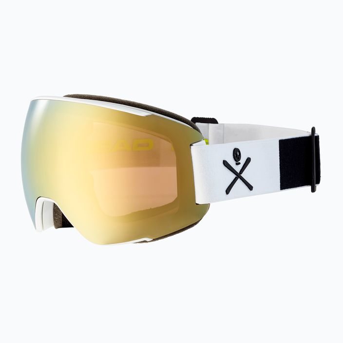 Ochelari de schi HEAD Magnify 5K Gold Wcr + lentile de rezervă S2/S1 auriu 390831 8