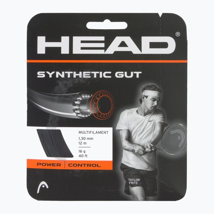 HEAD Synthetic Gut corzi de tenis negru 281111