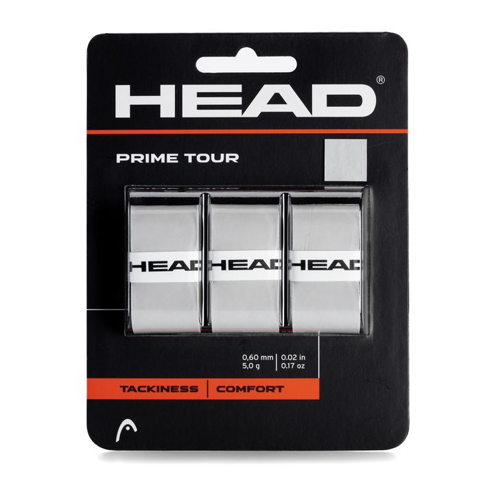 Manșetă de tenis HEAD Prime Tour 3pc, gri 285621 2