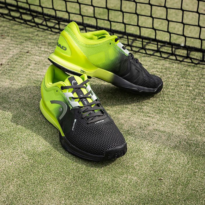 Pantofi de tenis pentru bărbați HEAD Sprint Pro 3.0 SF Clay negru/verde 273091 10