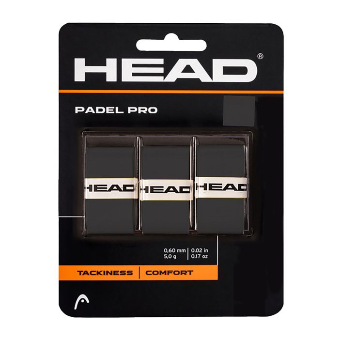 HEAD Padel Pro Racquet wraps 3 buc. negru 285111 2