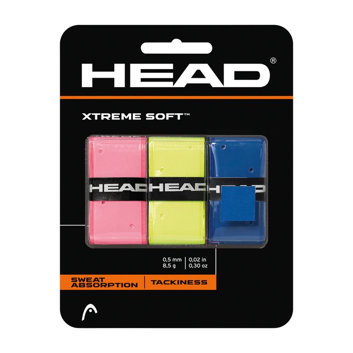 Învelitori pentru rachete de tenis HEAD Xtremesoft Grip Overwrap 3 buc. mixed 2