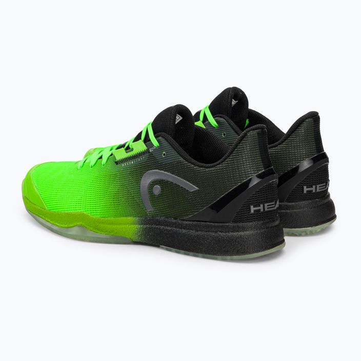 Pantofi de tenis pentru bărbați HEAD Sprint Pro 3.5 Indoor verde/negru 273812 3