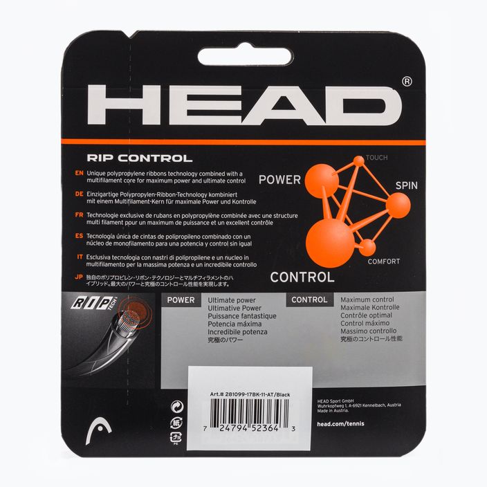 HEAD Rip Control Coardă de tenis negru 281099 2