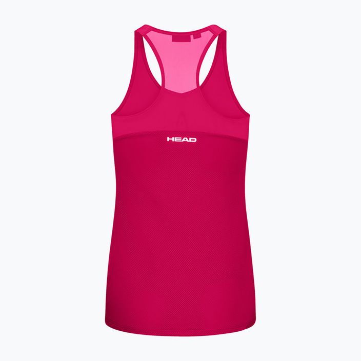 Tricou de tenis pentru femei HEAD Spirit Tank Top roșu 814683MU 2