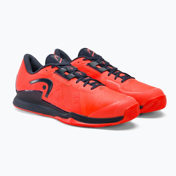 Pantofi de tenis pentru bărbați HEAD Sprint Pro 3.5 Clay roșu 273163 4
