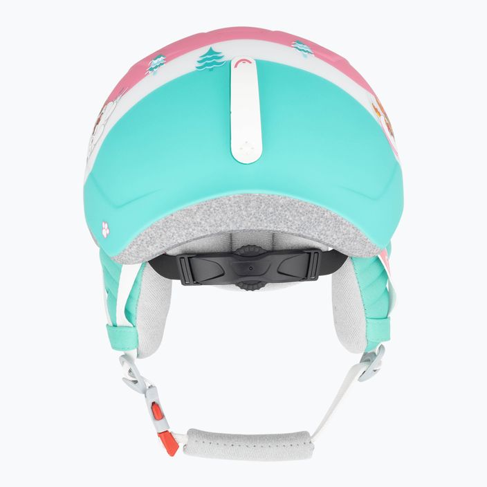 Casca de schi pentru copii HEAD Maja Set Paw + ochelari de protecție roz 4