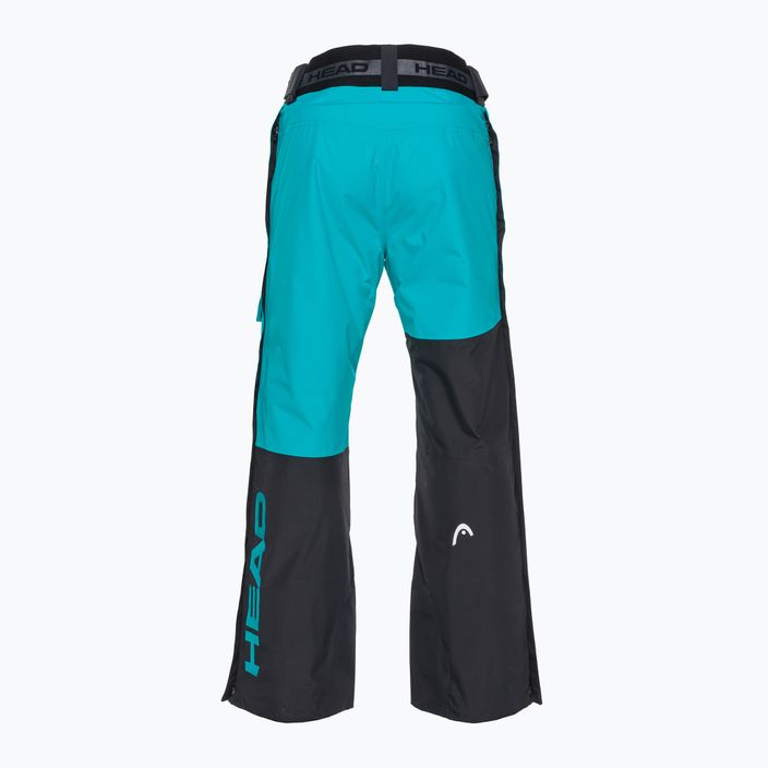 Pantaloni de schi pentru bărbați HEAD Race Nova black/blue 2