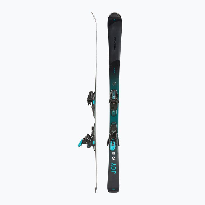 Schi alpin pentru femei HEAD e-super Joy SW SLR Joy Pro + Joy 11 negru/albastru 2